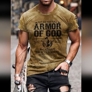 Men's Armor of God T-shirt, size XL